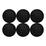 Black Lacrosse Balls - 6 Pack