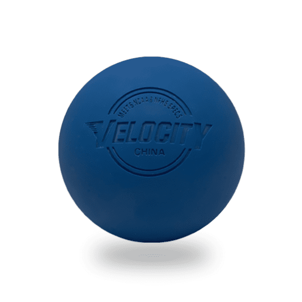 Navy front lacrosse ball