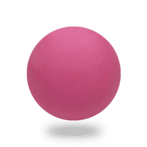 pink-float-back lacrosse ball
