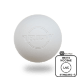 white-float-nocsae velocity lacrosse ball