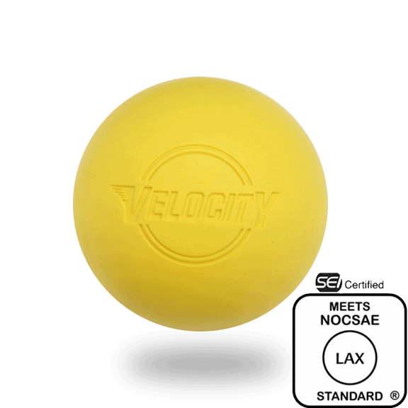 Velocity Case Of 120 Yellow Lacrosse Balls NOCSAE Certified 