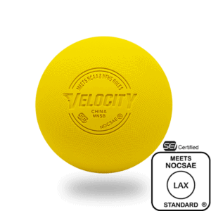 Yellow Textured Grip Lacrosse Ball NOCSAE/SEI/NFHS/NCAA